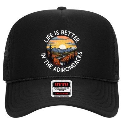 Moose Adirondack Mountains Life Is Better In The Adirondacks Trucker Hat
