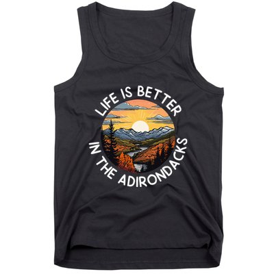 Moose Adirondack Mountains Life Is Better In The Adirondacks Tank Top