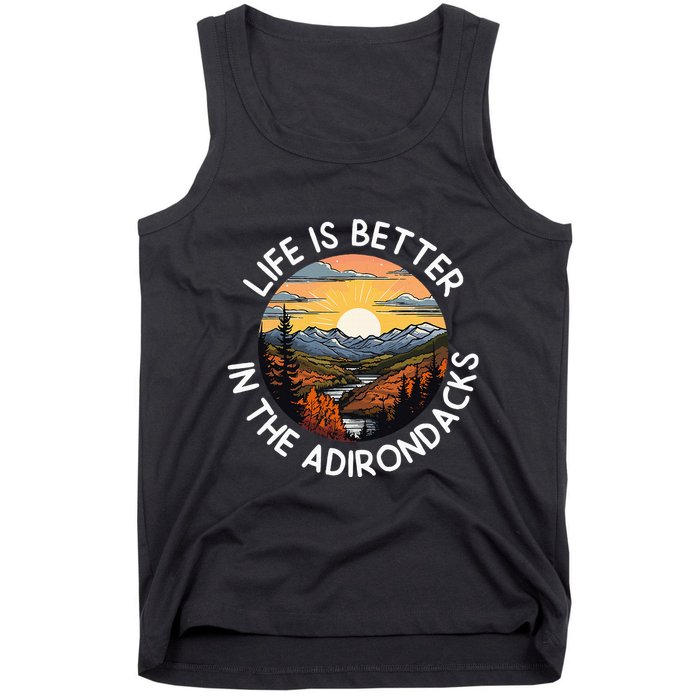 Moose Adirondack Mountains Life Is Better In The Adirondacks Tank Top