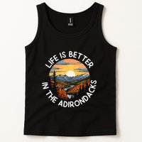 Moose Adirondack Mountains Life Is Better In The Adirondacks Tank Top