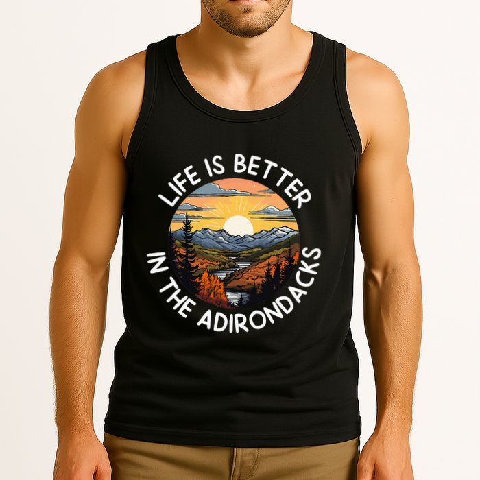 Moose Adirondack Mountains Life Is Better In The Adirondacks Tank Top