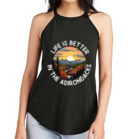 Moose Adirondack Mountains Life Is Better In The Adirondacks Women's Perfect Tri Rocker Tank