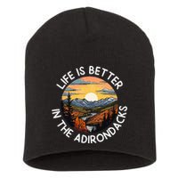 Moose Adirondack Mountains Life Is Better In The Adirondacks Short Acrylic Beanie