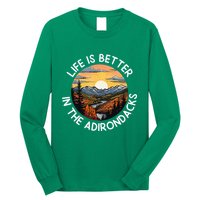 Moose Adirondack Mountains Life Is Better In The Adirondacks Long Sleeve Shirt