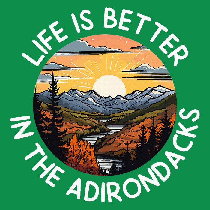 Moose Adirondack Mountains Life Is Better In The Adirondacks Sweatshirt