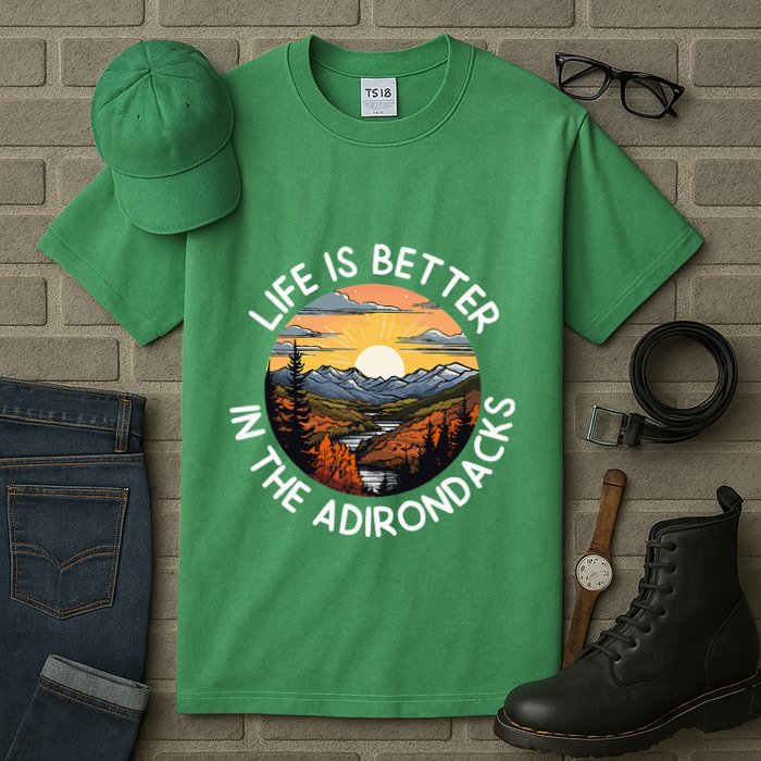 Moose Adirondack Mountains Life Is Better In The Adirondacks Tall T-Shirt
