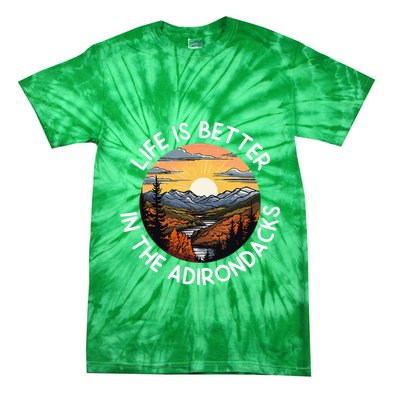 Moose Adirondack Mountains Life Is Better In The Adirondacks Tie-Dye T-Shirt
