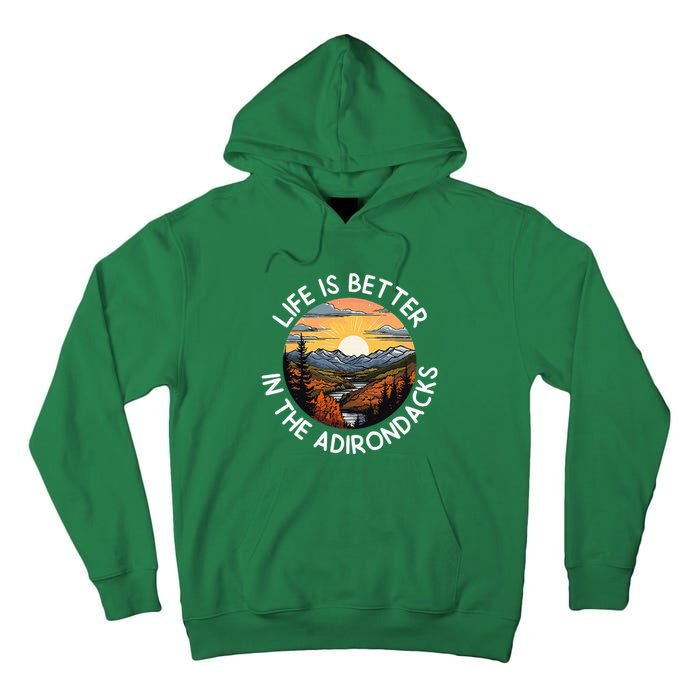 Moose Adirondack Mountains Life Is Better In The Adirondacks Tall Hoodie