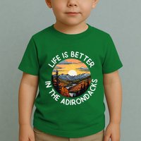 Moose Adirondack Mountains Life Is Better In The Adirondacks Toddler T-Shirt
