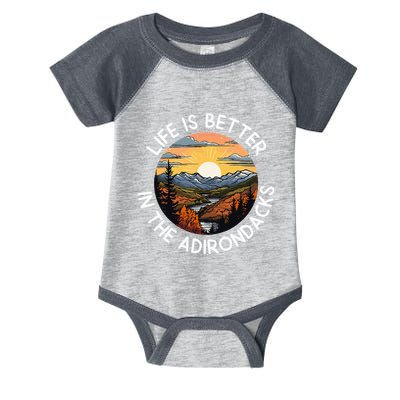 Moose Adirondack Mountains Life Is Better In The Adirondacks Infant Baby Jersey Bodysuit