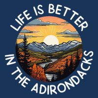 Moose Adirondack Mountains Life Is Better In The Adirondacks Infant Baby Jersey Bodysuit