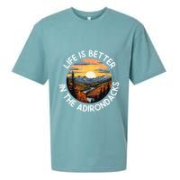 Moose Adirondack Mountains Life Is Better In The Adirondacks Sueded Cloud Jersey T-Shirt