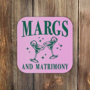 Margs And Matrimony Bachelorette Party Margarita Bach Coaster