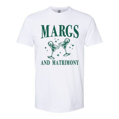 Margs And Matrimony Bachelorette Party Margarita Bach Softstyle® CVC T-Shirt