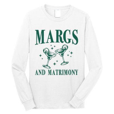 Margs And Matrimony Bachelorette Party Margarita Bach Long Sleeve Shirt