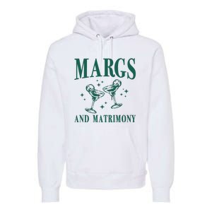 Margs And Matrimony Bachelorette Party Margarita Bach Premium Hoodie