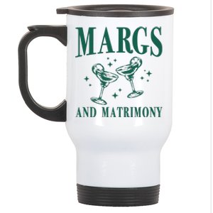 Margs And Matrimony Bachelorette Party Margarita Bach Stainless Steel Travel Mug