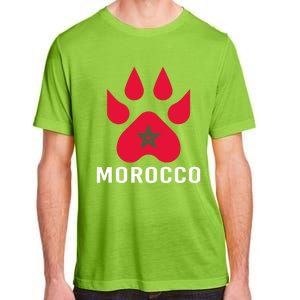 Moorish American Morocco Flag Moroccan Soccer Supporter Gift Adult ChromaSoft Performance T-Shirt