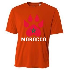 Moorish American Morocco Flag Moroccan Soccer Supporter Gift Cooling Performance Crew T-Shirt