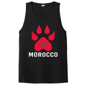 Moorish American Morocco Flag Moroccan Soccer Supporter Gift PosiCharge Competitor Tank