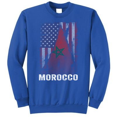 Moorish American Morocco Flag Moroccan Soccer Supporter Gift Sweatshirt