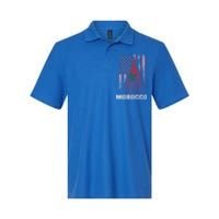 Moorish American Morocco Flag Moroccan Soccer Supporter Gift Softstyle Adult Sport Polo