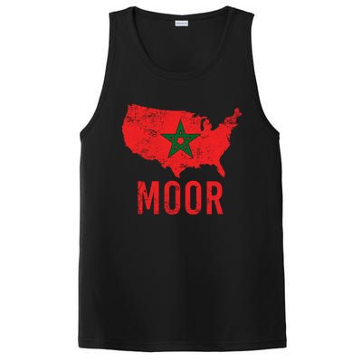 Moorish American Morocco Flag Moroccan Soccer Supporter Gift PosiCharge Competitor Tank