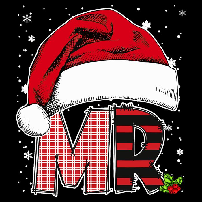 Mr And Mrs Claus Couples Matching Christmas Pajamas Santa Doggie Tank