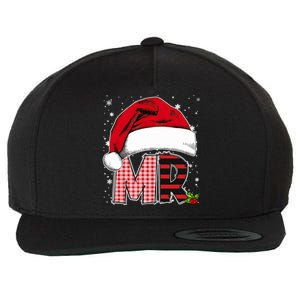 Mr And Mrs Claus Couples Matching Christmas Pajamas Santa Wool Snapback Cap