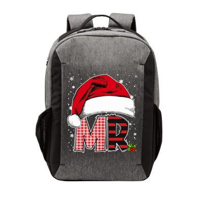 Mr And Mrs Claus Couples Matching Christmas Pajamas Santa Vector Backpack