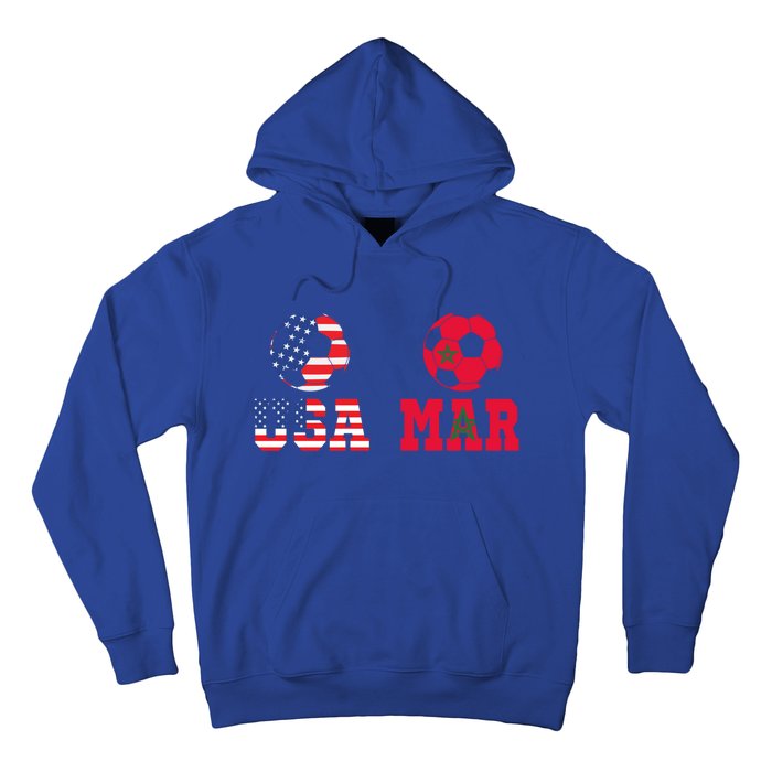 Moorish American Morocco Flag Moroccan Soccer Supporter Funny Gift Hoodie