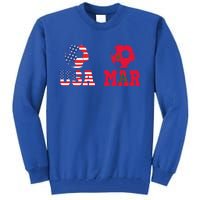 Moorish American Morocco Flag Moroccan Soccer Supporter Funny Gift Tall Sweatshirt