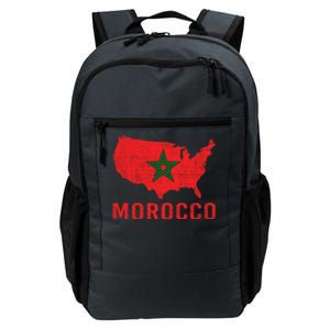 Moorish American Morocco Flag Moroccan Soccer Supporter Gift Daily Commute Backpack