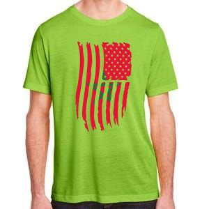 Moorish American Morocco Flag Moroccan Soccer Supporter Gift Adult ChromaSoft Performance T-Shirt