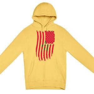 Moorish American Morocco Flag Moroccan Soccer Supporter Gift Premium Pullover Hoodie