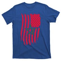 Moorish American Morocco Flag Moroccan Soccer Supporter Gift T-Shirt