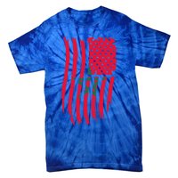 Moorish American Morocco Flag Moroccan Soccer Supporter Gift Tie-Dye T-Shirt