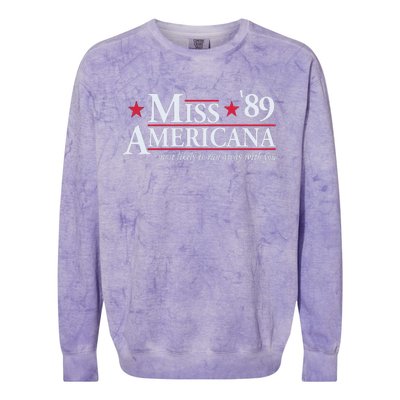 Miss Americana Colorblast Crewneck Sweatshirt