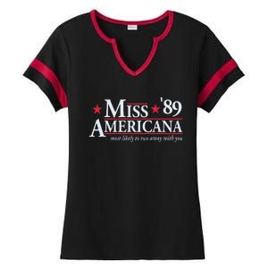 Miss Americana Ladies Halftime Notch Neck Tee