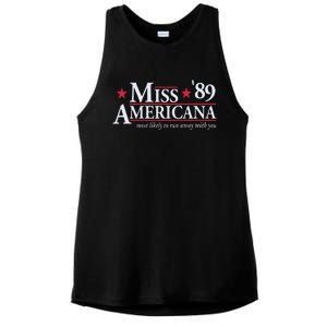 Miss Americana Ladies PosiCharge Tri-Blend Wicking Tank