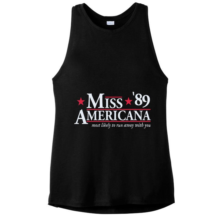Miss Americana Ladies PosiCharge Tri-Blend Wicking Tank