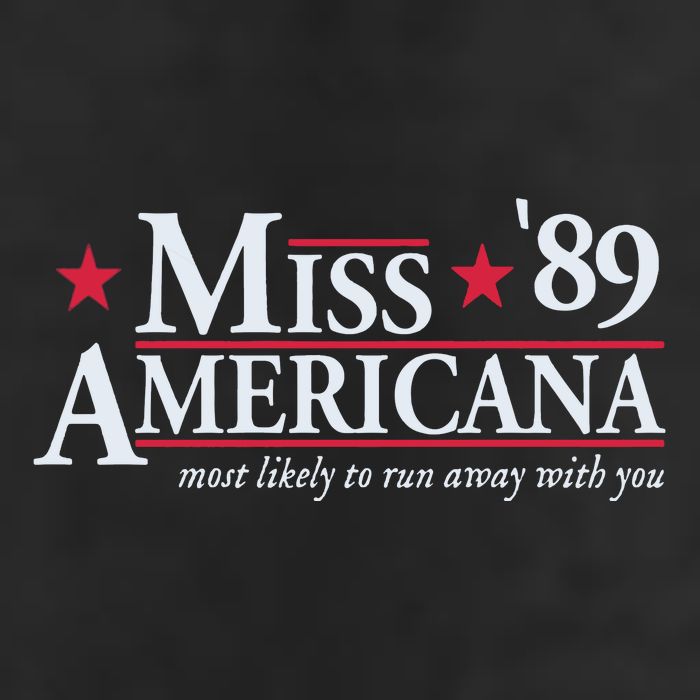 Miss Americana 7 Panel Mesh Trucker Snapback Hat