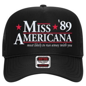 Miss Americana High Crown Mesh Back Trucker Hat