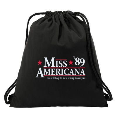 Miss Americana Drawstring Bag