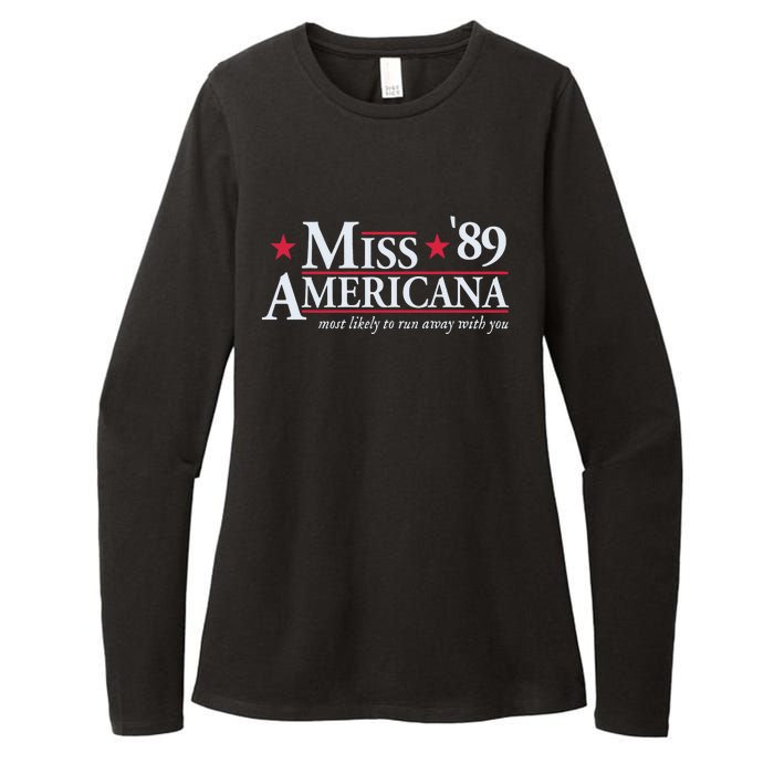 Miss Americana Womens CVC Long Sleeve Shirt