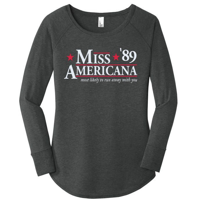 Miss Americana Women's Perfect Tri Tunic Long Sleeve Shirt