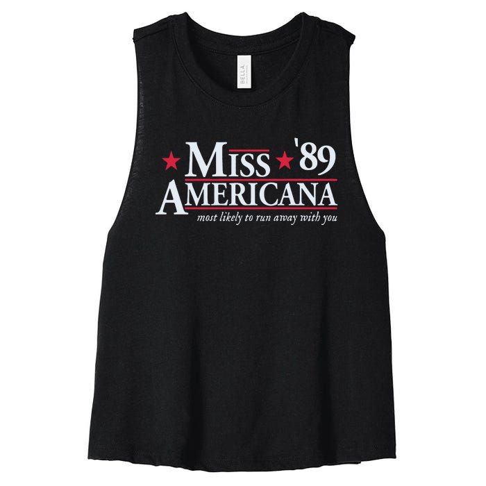 Miss Americana Women's Racerback Cropped Tank