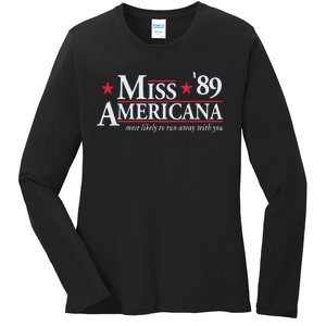 Miss Americana Ladies Long Sleeve Shirt