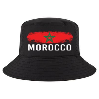 Moorish American Morocco Flag Moroccan Soccer Supporter Gift Cool Comfort Performance Bucket Hat