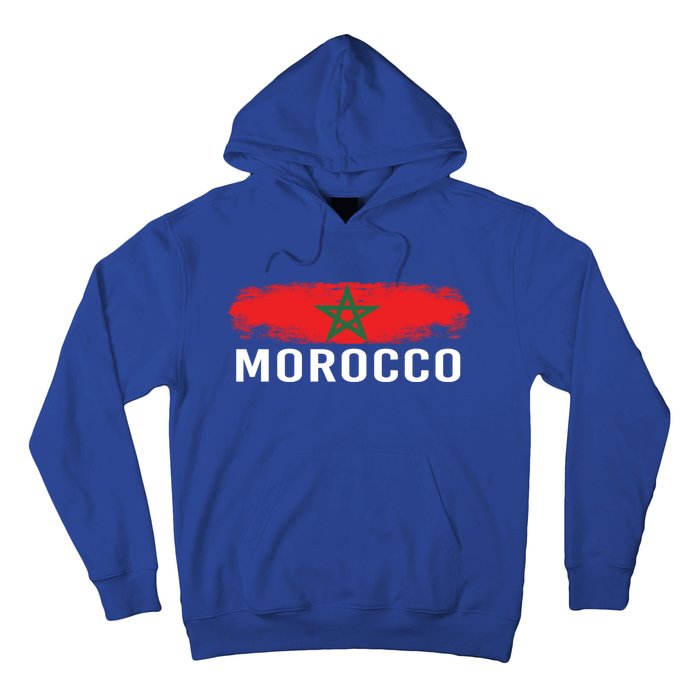 Moorish American Morocco Flag Moroccan Soccer Supporter Gift Hoodie